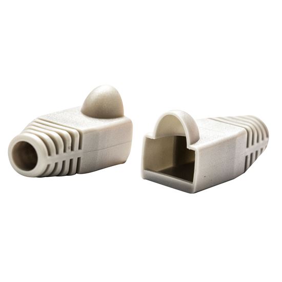 1355653_SRB-UTP-20__srbutp20_550 DYNAMIX BEIGE RJ45 Strain Relief Boot 20pk - Image 1