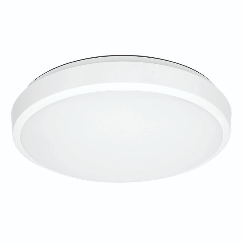 20096-05-1 Brilliant CAPELLA LED 18W CCT Outdoor Ceiling Light IP54 - White - Image 1