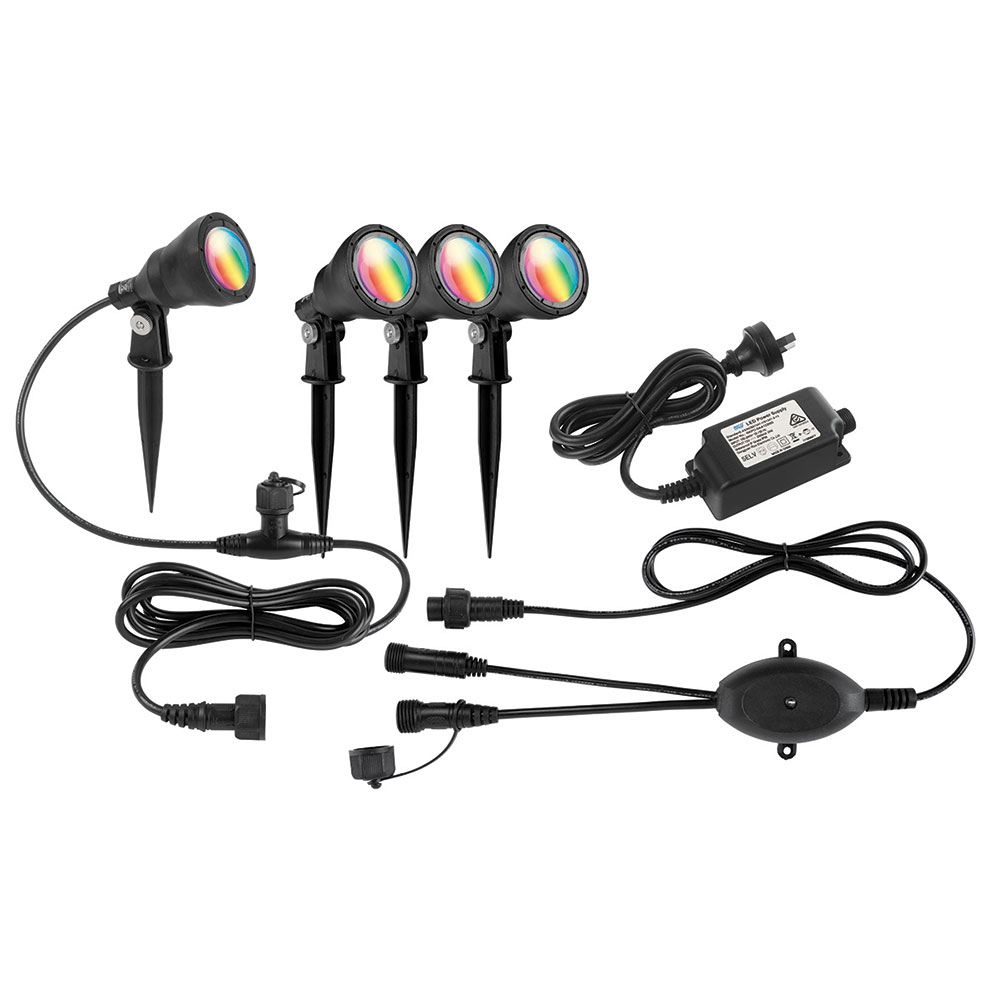 20702-06 Brilliant BOTANIC Smart WiFi RGB Garden Light Kit - Image 1