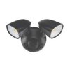 Brilliant SHIELDER 2x10W LED Single Floodlight - Black