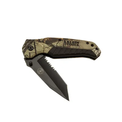KLEIN REALTREE XTRA Camo Tanto Blade, Pocket Knife