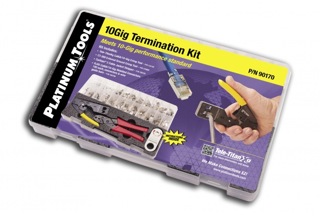 90170 PLATINUM TOOLS 10G Termination Kit - Image 1