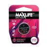 MAXLIFE CR2430 Lithium Button Cell Battery 1Pk