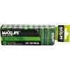 MAXLIFE AA Alkaline Battery 20 Pack Long Lasting Alkaline Formula