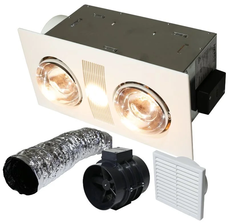 FH708LED WEISS Heat Lamp Extractor Unit 4 IN 1 with LED Centre Light - FH708LED - Image 1