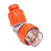 ISO ANGLED PLUG 4 ROUND PINS 40A 500V AC EO