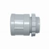 20mm Plain to Screw Adaptor - Grey