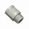 16mm Plain to Screwed Adaptor - Grey