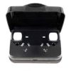 TRANSCO 10A Double Power Point Weather Proof IP65 Black
