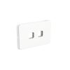 PDL Iconic 2 Gang, V/H Grid Plate