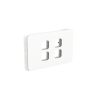 PDL Iconic 4 Gang, V/H Grid Plate
