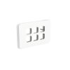 PDL Iconic 6 Gang, V/H Grid Plate