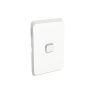 PDL Iconic Switch, 1 Gang Vertical, 20A - Vivid White