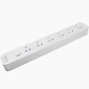JACKSON 6-Way Power Board Surge Protected With 2x Double Spaced