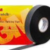 3M Scotch 23 Self Bonding Electrical Tape Black 25mm x 9.15M
