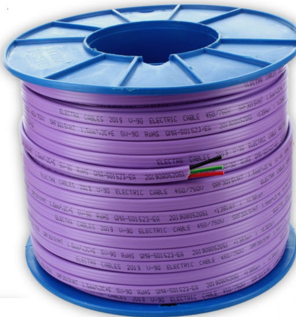 SRF3025VHT 1.5mm 2C+E Non Migratory Flat TPS (100M roll) - Image 1