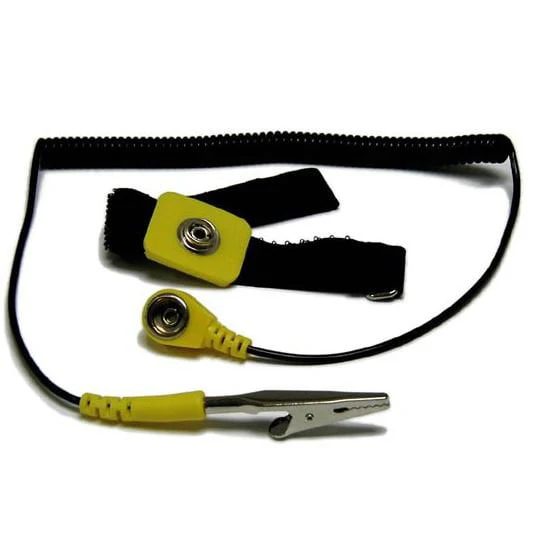 WS-ANTISTATIC SPROTEK Anti-Static Wrist Strap. 1.8m Grounding Cord - Image 1