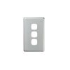 HPM Excel 3 Gang Cover Plate - Matt Silver