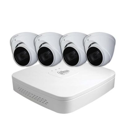 DAHUA 4-Channel IP Surveillance Kit Includes 4-Port 4K PoE NVR with 1TB HDD