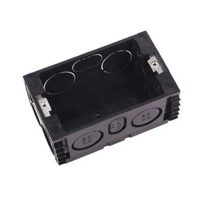 Flush Box Masonry - Black